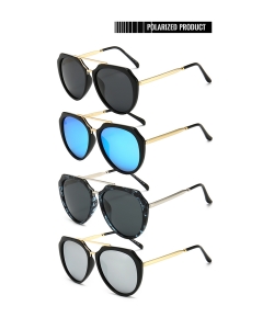 1 Dozen Pack Designer Inspired Polarized Fashion Aviation Sunglasses P27225